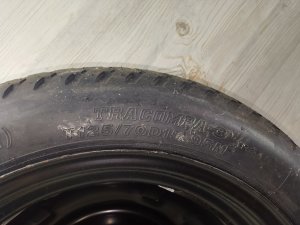 Колесо запасное #657 TOYOTA COROLLA OEM 426111A010 NZE121 2006