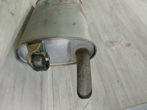 Глушитель задняя чась #766 TOYOTA COROLLA OEM 1743021150 NZE121 2006