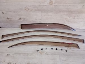 Ветровики комплект с креплениями #848 7592112030 TOYOTA COROLLA