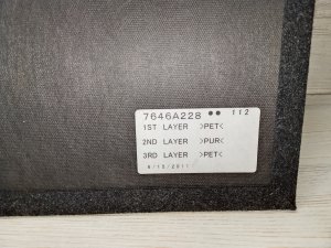 Панель багажника #576 MITSUBISHI ASX OEM 7646A228 GA3W 2010